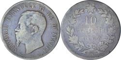 World Coins - Coin, Italy, Vittorio Emanuele II, 10 Centesimi, 1867, Naples, , Copper