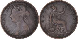 World Coins - Coin, Great Britain, 1/2 Penny, 1887