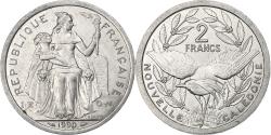 World Coins - New Caledonia, 2 Francs, 1990, Paris, Aluminum, , Lecompte:66, KM:14