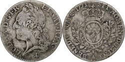 World Coins - France, Louis XV, 1/5 Écu à la vieille tête, 1771, Paris, Silver,