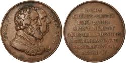 World Coins - France, Medal, Louis XVIII, Rétablissement de la statue d'Henri IV, History