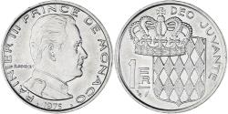 World Coins - Coin, Monaco, Rainier III, Franc, 1975, , Nickel, KM:140, Gadoury:MC 150