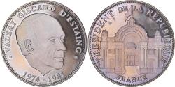 World Coins - France, Medal, Ve République, Valery Giscard d'Estaing,