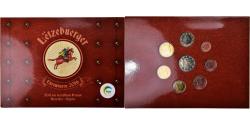 World Coins - Luxembourg, 1 Cent to 2 Euro, 500 ans de la route postale, 2016, BU,