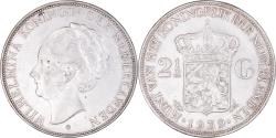 World Coins - Coin, Netherlands, Wilhelmina I, 2-1/2 Gulden, 1939, , Silver, KM:165