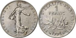 World Coins - France, 1 Franc, Semeuse, 1996, MDP, BU, Nickel, , Gadoury:474