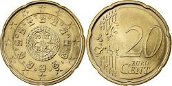 World Coins - Portugal, 20 Euro Cent, 2008, Lisbon, Nordic gold,