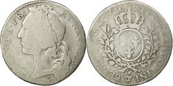 World Coins - Coin, France, Louis XV, 1/2 Écu au bandeau, 1/2 ECU, 44 Sols, 1748, Lille