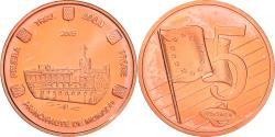World Coins - Monaco, Medal, 5 C, Essai-Trial, 2005, , Copper