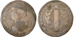 World Coins - Coin, France, 2 sols françois, 2 Sols, 1791, Paris, , Bronze