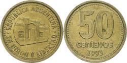 World Coins - Argentina, 50 Centavos, 1993