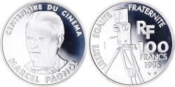 World Coins - Coin, France, Marcel Pagnol, 100 Francs, 1995, Paris, Essai Proof,