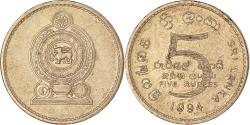 World Coins - Coin, Sri Lanka, 5 Rupees, 1994