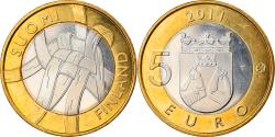 World Coins - Finland, 5 Euro, 2011, Vantaa, , Bi-Metallic, KM:159