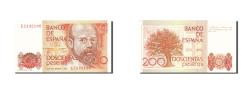 World Coins - Banknote, Spain, 200 Pesetas, 1982-1987, 1980-09-16, KM:156, UNC(65-70)