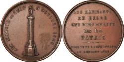 World Coins - France, Medal, Hommage aux Lillois de 1792, History, 1845, Lecomte,