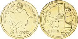 World Coins - Coin, Azerbaijan, 20 Qapik, 2021, , laiton, KM:90