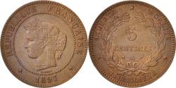 World Coins - Coin, France, Cérès, 5 Centimes, 1897, Paris, , Bronze, KM:821.1