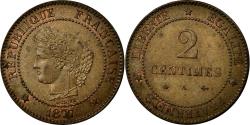 World Coins - Coin, France, Cérès, 2 Centimes, 1877, Paris, , Bronze, KM:827.1
