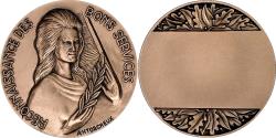 World Coins - France, Medal, The Fifth Republic, Politics, Society, War, , Bronze