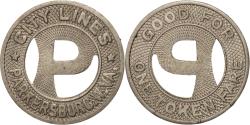 Us Coins - United States, Parkersburg City Lines, Token