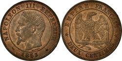 World Coins - Coin, France, Napoleon III, Napoléon III, 2 Centimes, 1853, Strasbourg