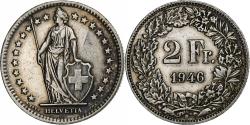 World Coins - Switzerland, 2 Francs, 1946, Bern, Silver, , KM:21
