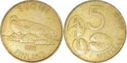 World Coins - Coin, Finland, 5 Markkaa, 1993