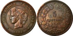 World Coins - Coin, France, Cérès, 5 Centimes, 1884, Paris, , Bronze, KM:821.1