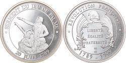 World Coins - France, Medal, Serment du Jeu de Paume, 1989, , Silver