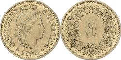 World Coins - Switzerland, 5 Rappen, 1988, Bern, Aluminum-Bronze, , KM:26c