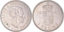 World Coins - Coin, Denmark, Margrethe II, Krone, 1983, Copenhagen, , Copper-nickel