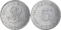 World Coins - Coin, France, Société RATEAU, La Courneuve, 5 Centimes, , Aluminium