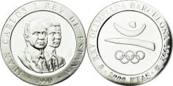 World Coins - Coin, Spain, Juan Carlos I, 2000 Pesetas, 1990, Madrid, , Silver