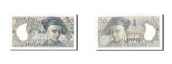 World Coins - Banknote, France, 50 Francs, 50 F 1976-1992 ''Quentin de La Tour'', 1981
