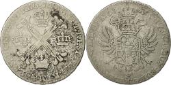 World Coins - Coin, AUSTRIAN NETHERLANDS, Maria Theresa, 1/2 Kronenthaler, 1763, Bruxelles