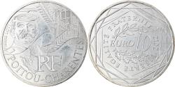 World Coins - France, 10 Euro, Poitou-Charentes, 2012, Paris, , Silver