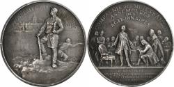 World Coins - France, Medal, Compagnie des Mines d'Anzin, n.d., Silver, Theunissen,