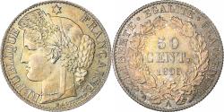 World Coins - France, 50 Centimes, Cérès, 1895, Paris, Silver, , Gadoury:419a