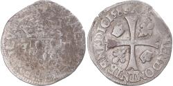 World Coins - Coin, France, Henri III, Douzain aux deux H, 1588, Rouen, , Billon