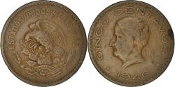 World Coins - Coin, Mexico, 5 Centavos, 1946, Mexico City, , Bronze, KM:424