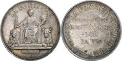 World Coins - France, Token, La Foncière, Assurances sur la Vie, n.d., Silver, Stern
