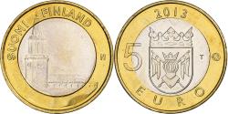 World Coins - Finland, 5 Euro, Turku Cathedral, 2013, Vantaa, Bi-Metallic, , KM:213