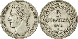 World Coins - Coin, Belgium, Leopold I, 5 Francs, 5 Frank, 1848, , Silver, KM:3.2