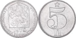 World Coins - Coin, Czechoslovakia, 5 Haleru, 1978, , Aluminum, KM:86