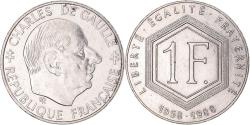 World Coins - Coin, France, Charles de Gaulle, Franc, 1988, Paris, sans différents
