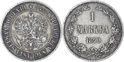 World Coins - Coin, Finland, Alexander III, Markka, 1890, Helsinki, , Silver, KM:3.2