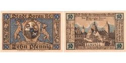 World Coins - Germany, Sorau, 10 Pfennig, 1921-03-01, UNC(63)