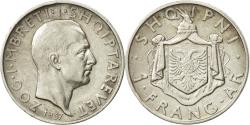 World Coins - Coin, Albania, Zog I, Frang Ar, 1937, Rome, , Silver, KM:16