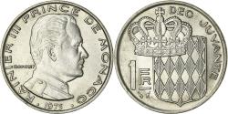 World Coins - Coin, Monaco, Rainier III, Franc, 1975, , Nickel, KM:140